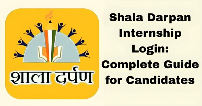 Shala Darpan Internship Login